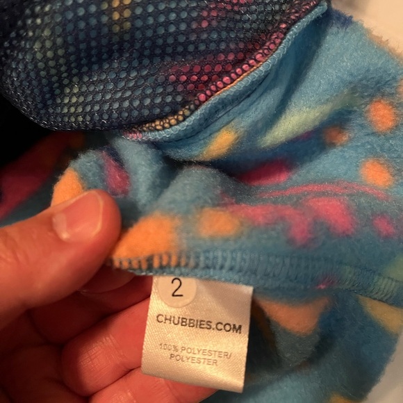 Chubbies Multicolor Fleece Pullover Size L - Picture 6 of 6
